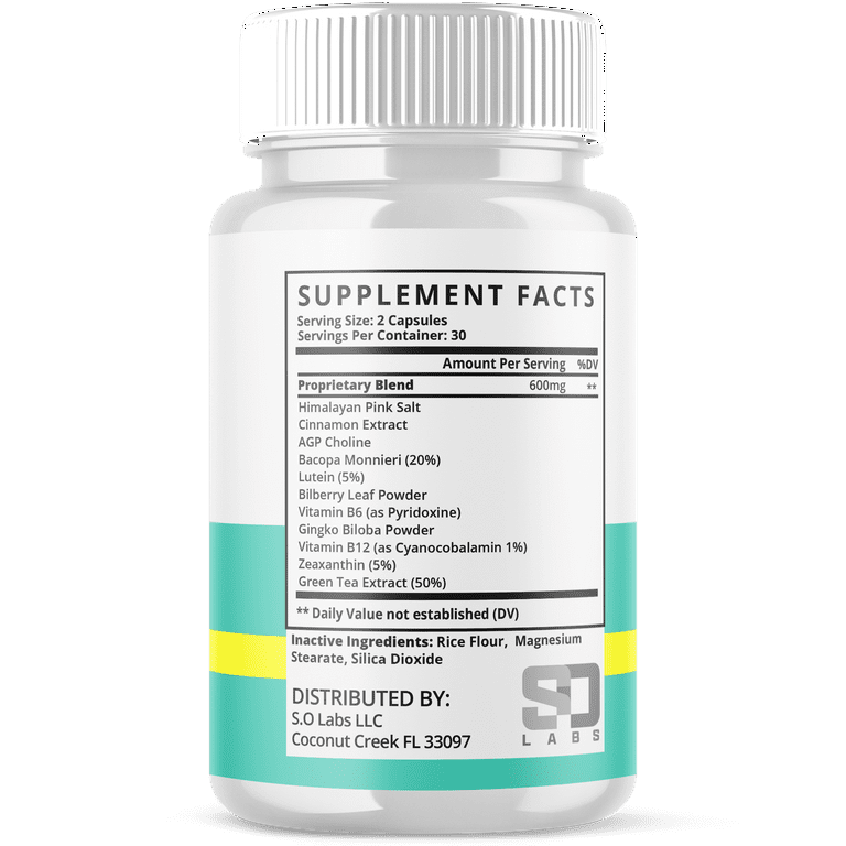 Neuro Defender Advanced Formula Brain Support Pills Maximum