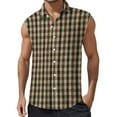 thumbnail image 1 of Aayomet Men's Cotton Graphic Tank Tops Printed Tank Top (Gray, XXL), 1 of 4