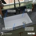 thumbnail image 5 of Karran Usa Qu-670 Quartz Qu 31-3/4" Undermount Single Basin Quartz Composite Kitchen Sink, 5 of 5