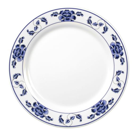 Excellante Lotus Melamine Dinnerware Collection 5 Oz, 7" Soup Plate Lotus, Comes in Dozen