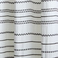 thumbnail image 2 of Better Homes & Gardens Crafted Woven Shower Curtain, Vanilla Dream/ Rich Black, 72 W x 72 L, 1 Piece, Recycled Polyester, BCI Cotton, 2 of 8