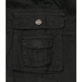 thumbnail image 5 of RAW X  Boy's Belted Twill Cargo Shorts, Black, 8, 5 of 6