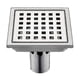 thumbnail image 1 of INOX Floor Drain 1 Pcs Stainless Steel Drain15Cm*15Cm Square Filter Deodorant Anti Backflow Water Leakage 15Cmb, 1 of 4