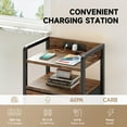 thumbnail image 4 of Mesa de noche Lazzanto con luz LED y carga USB, 4 of 7