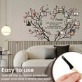 thumbnail image 5 of Family Tree Wall Decals DIY Adhesive Wall Stickers 3D Picture Frames Decor for Home Living Room, 5 of 8