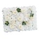 thumbnail image 4 of Panel de pared con flores artificiales, panel floral, panel de rosas, fondo Blanco, 4 of 9
