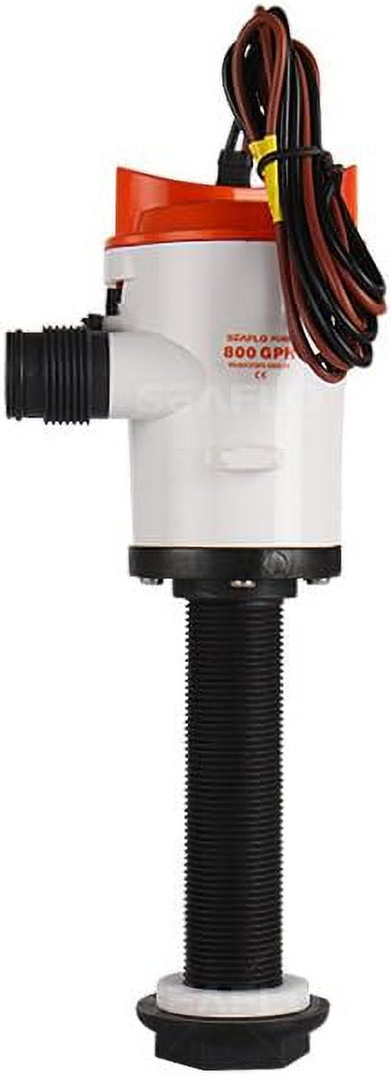 SEAFLO 12V Livewell Pump Water Transfer Pump, 800 GPH