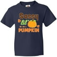 thumbnail image 3 of Inktastic Thanksgiving Sassy Lil Pumpkin with Fall Leaves Youth T-Shirt, 3 of 5