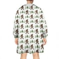 thumbnail image 2 of Wearable Oversized Blanket,Brown Bigfoot and Tree Pattern Wearable Blanket Hoodie for Adults,Cozy Hooded Blankets with Super Pockets,Super Warm Fuzzy Pullover for Women & Men, 2 of 6