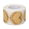 thumbnail image 2 of 500pcs Label Sticker Kraft Paper,  Gift Tags Stickers Self Adhesive Round Tags Stickers For DIY Perfume Gift Box Storage Bottle, 2 of 8