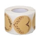 thumbnail image 1 of Etiquetas adhesivas Nikou 500 papel Kraft autoadhesivas redondas, 1 of 15
