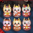 thumbnail image 4 of Dvkptbk Luck Money Red Three Dimensional Thickened Red Envelope for The New Year 6Pcs Invitation Cards, 4 of 5