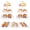 White, variant on 5 Pcs Dessert Table Display Set - 2 Pcs 3-Tier Dessert Display Stands & 3 Pcs Serving Tray - Dessert Trays Dessert Stands Treat Table Displays Set for Tea Parties,Birthdays & Baby Showers