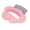Pink, variant on Suodoka Cat Shell Comb Safe Massage Hair Removal Grooming Brush for Little Pets Bunnys Cats Blue (6.69 in / 17 cm)