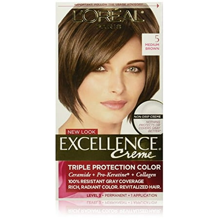 Loreal Paris Excellence Creme Permanent Hair Color 5 Medium Brown