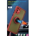 thumbnail image 3 of is Specially Designed for Samsung Galaxy S20 Plus/S20+ Anti-Fingerprint, Built-in 360° Rotating Ring Bracket Solid and Durable Magnetic car Phone case, Suitable for 6.7inches Women-Red, 3 of 12