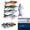 Random, variant on Jointed Swimbaits, 5" Heavy-Duty Dyneema Fiber Lures with BKK Hooks, Wiggling Rattling Freshwater Fishing Tackle for Bass Trout Pike Walleye Crappie, Perfect Fishing Gifts