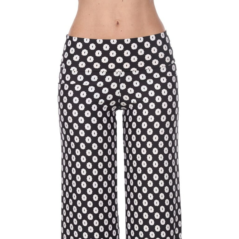 White and gold shop palazzo pants