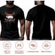 thumbnail image 5 of Camisetas gráficas informales de manga corta con gorro de Papá Noel para hombre, 5 of 8