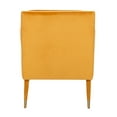 thumbnail image 6 of SAFAVIEH Mara Mid-Century Retro Tufted Accent Chair, Marigold, 6 of 12