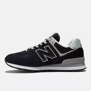New Balance ML574EVB: Men's 574 Core Sneaker, BLACK/WHITE