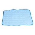 thumbnail image 4 of Couverture Auto-Réfrigérante pour Animaux de Compagnie, Tapis de Refroidissement Auto-Réfrigérant pour Animaux de Compagnie Respirant pour Petits Chiens de Taille Moyenne Bleu, Rose, Brun, 4 of 8