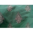thumbnail image 4 of oneOone Cotton Silk Fabric Leaves|Floral & Paisley Block Print Sewing Fabric BTY 42 Inch Wide, 4 of 4