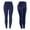 Navy, variant on ICQOVD Women Pants Clearance Women Workout Out Pocket Leggings Fitness Sports Running Yoga Athletic Pants Rollbacks Hot Pink