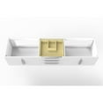 thumbnail image 2 of Alpine 72" White Wood Floating Vanity Base/Brushed Nickel Handles, 2 of 6