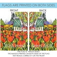 thumbnail image 5 of Toland Home Garden Windmill And Tulips Welcome Flower Flag Double Sided 12x18 Inch, 5 of 5