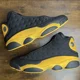 thumbnail image 5 of Ni - ke Air Jordan 13 Retro B-Grade Melo Class of 2002 Size 12 414571-035 Black Yellow, 5 of 5