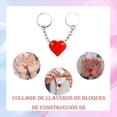 thumbnail image 3 of Juego De Llaveros De Corazón Para Parejas Llavero En Forma De Corazón De, Llavero En Forma De Corazón De Rojo - Llavero De Dos Parejas - Regalo De Compromiso Para él Y Ella, 3 of 4