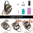 thumbnail image 5 of FORMRS Crossbody Bag for Women Quilted Travel Shoulder Cell Phone Purse with Chain Strap Handbag, Halloween Cat, 5 of 7