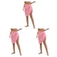 thumbnail image 4 of Qarigey de poliéster para niñas Faldas de playa de verano de tamaño libre bohemio Rosa Type1 NO1, 4 of 6