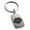 Silver, variant on Stainless Steel Matsunaga Samurai Crest Engraved Small Rectangle Dog Tag Charm Keychain Keyring