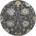 thumbnail image 2 of Addison Rugs Mayfield Washable Traditional Ornate Shadow Round Rug, 8' x 8', 2 of 5