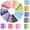 56 Different Patterns, variant on 42Pcs 10"x10" Quilting Cotton Fabric Squares Sheets Pre-Cut Multi-Color Design Printed Floral Craft Fabric for DIY Sewing Scrapbooking Quilting Craft Patchwork (Red/Pink/Yellow/Green/Blue/Purple)