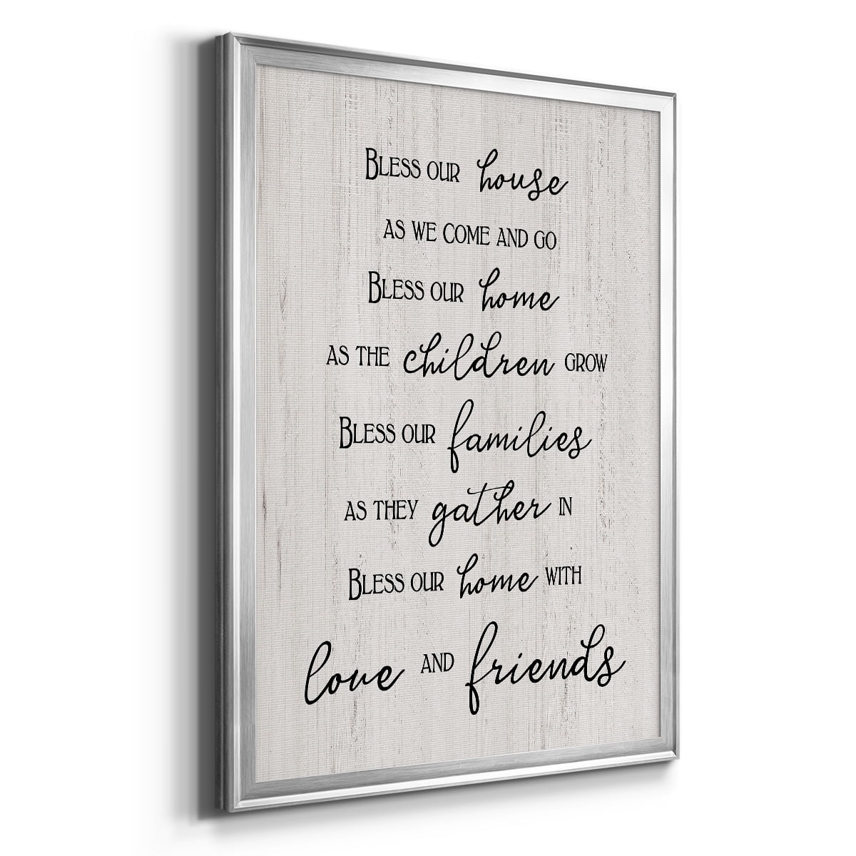 Love and Friends Premium Framed Print - Ready to Hang