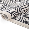 thumbnail image 5 of Well Woven Loop-De-Loop Covina Tribal Geometric Denim Blue 7'10" x 10"6" Area Rug, 5 of 7