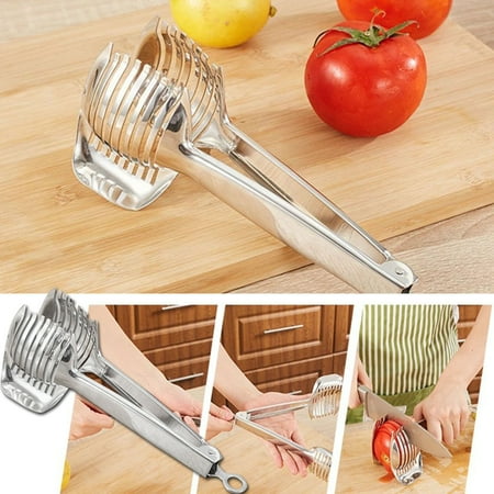 

small apartment essentials dinner knives dining ware Kitchen Accessories Cooking Tools Fruits And Vegetables Slice Assistant Tomato Slicer