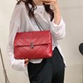 thumbnail image 3 of Sywqhk Moda Mujer Pu Cuero Messenger Bag Casual Señoras Cadena Bolsos (Rojo) Sywqhk Para estrenar, 3 of 9