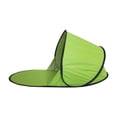 thumbnail image 1 of Tienda de playa, refugio solar, parasol instantáneo, fácil de instalar, automática, cabaña de playa rápida para senderismo, montañismo y patio trasero verde, 1 of 8