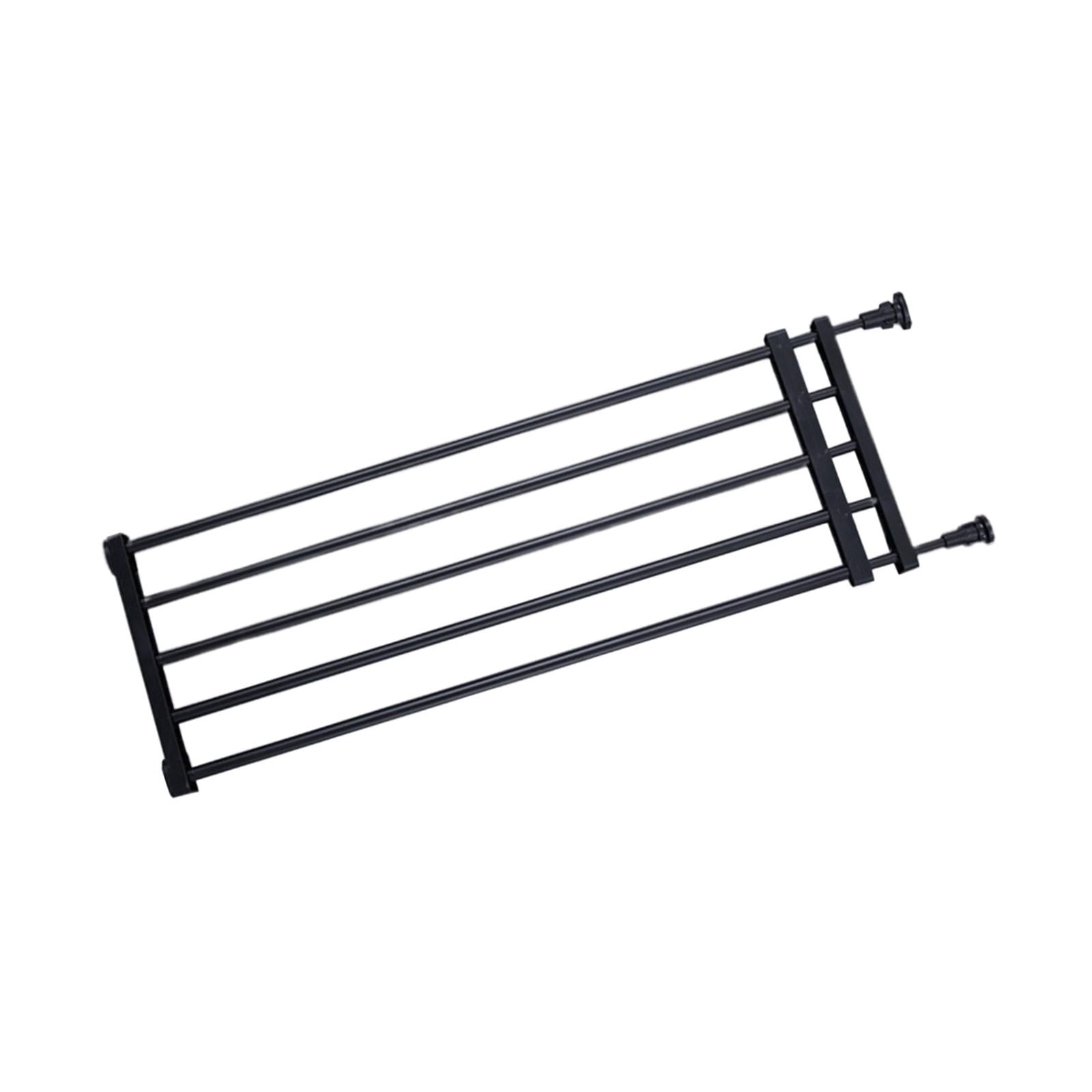 YWMJZEU Expandable Gate Barrier Stair Gate Pet Supplies Retractable Dog Gate Puppy Fence 39to60cmx36cm Black