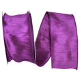 thumbnail image 1 of Reliant Ribbon 92975W-910-40H 20.5 in. 20 Yards Dupioni Supreme Wired Edge Ribbon, Plum, 1 of 1