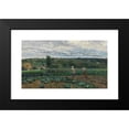 thumbnail image 2 of Johan Ericson 14x10 Black Modern Framed Museum Art Print Titled - Landscape with Cabbage Patch, Concarneau, 2 of 5