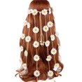 thumbnail image 1 of Diadema de flores Hippie Girasol Diadema Floral Corona Bohemio Bandas para el cabello Mujeres Niñas Boho Aro para el cabello Tocado Tocado Decoración de fiesta Disfraz de cosplay Accesorios para el ca, 1 of 5