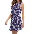 thumbnail image 5 of Levmjia Womens Sleeveless Summer Dress Casual Floral Round Neck Loose Fit Cotton Comfortable Beach Vacation Outfit Multi Color Options, 5 of 9