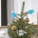 thumbnail image 4 of 10 piezas de mini sombreros de Navidad para decoración de fiesta de Navidad, pequeños sombreros de Papá Noel tejidos, accesorios artesanales hechos a mano para fiestas en el hogar, 4 of 5