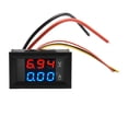 thumbnail image 6 of RANMEI Dual Led 3 Digit Digital Dc 100V 10A Voltmeter Ammeter Voltage Amps Current Power Meter Connecting Line Two-Color Led Display, 6 of 9