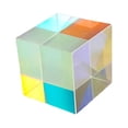 thumbnail image 3 of opvise Sun Catcher Prism High Hardness Kaleidoscope Pattern 6-side Bright Science Cube Optical Prism Rainbow Maker 2.5cm, 3 of 7